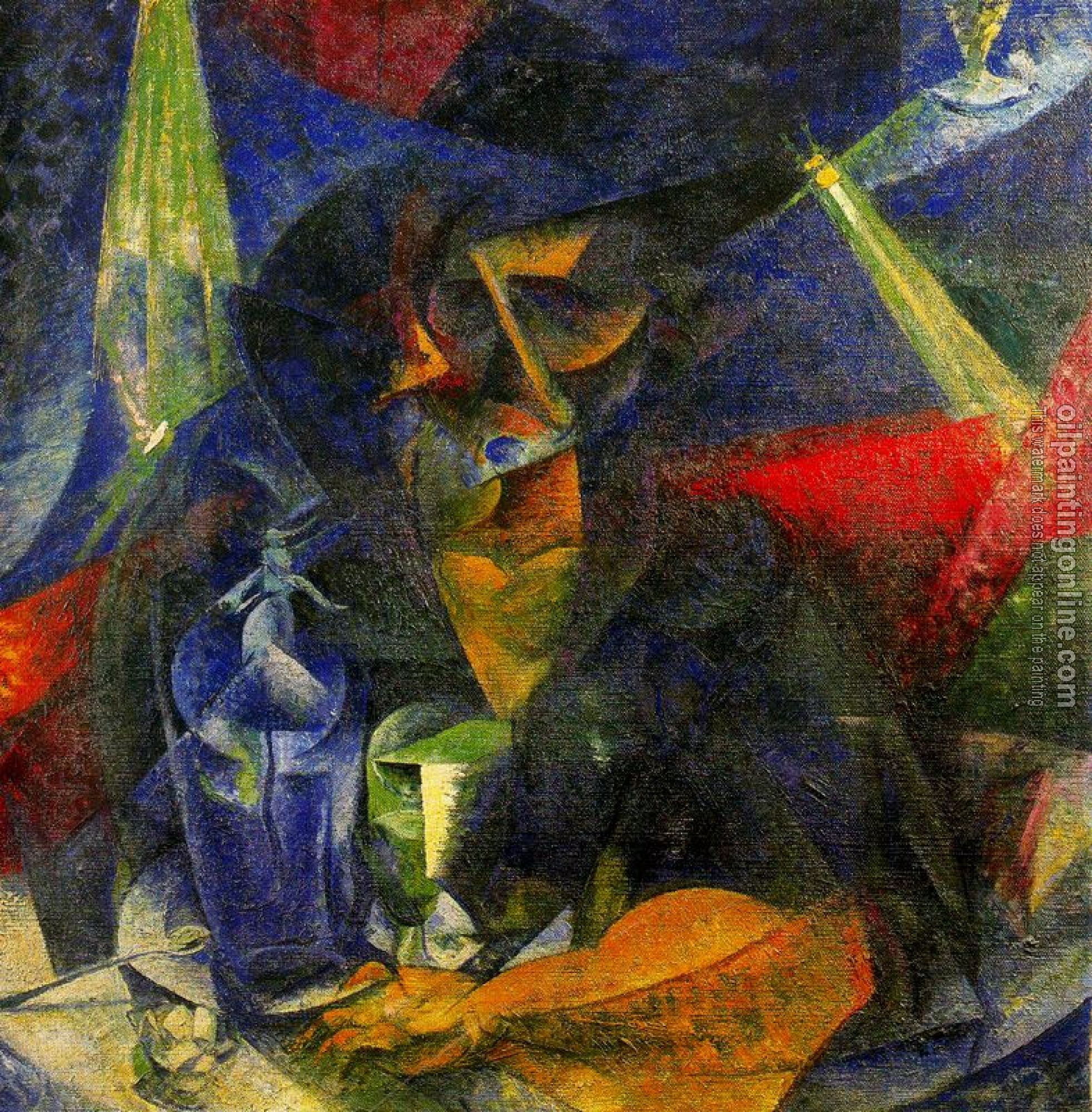 Umberto Boccioni - Woman in a Cafe